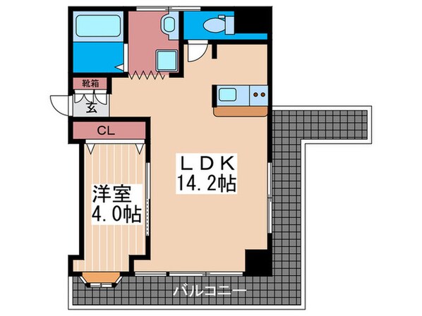 レジェンド南竹屋の物件間取画像